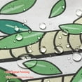 thumbnail image 4 of Plants Shower Curtain, Greenhouse Potted Plants Succulents Leaves and Pet Shower Curtain Set for Bathroom Green 72×72 inch, 4 of 6