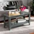 thumbnail image 5 of Bowery Hill Modern and Contemporary Grey Finished Wood Coffee Table, 5 of 7