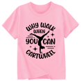 thumbnail image 3 of WOYY Girls Graphic Tee Kids Short Sleeve T Shirt Casual Sports T-Shirt, Sizes 0-13, 3 of 3