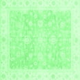 thumbnail image 1 of Ahgly Company Indoor Square Oriental Emerald Green Traditional Area Rugs, 3' Square, 1 of 4