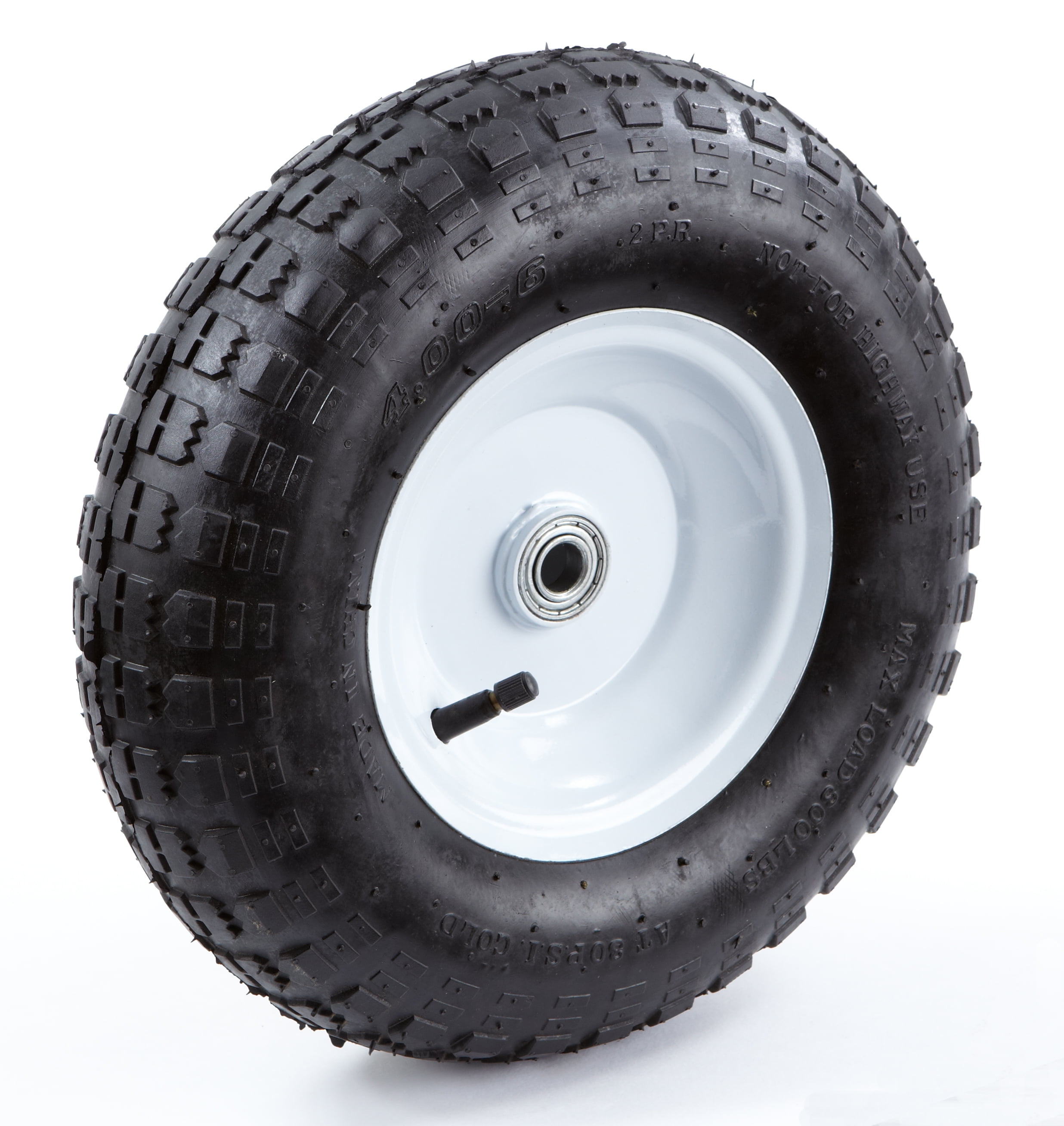 Farm & Ranch FR2010 Pneumatic Replacement Turf Tire for Hand Trucks and Lawn Carts, 13Inch