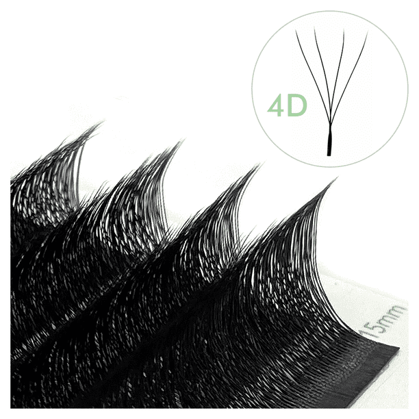 Extensiones de pestañas NATUHANA en forma de W, volumen 4D 5D, ventiladores de volumen prefabricados, pestañas en forma de W, pestañas postizas suaves naturales para maquillaje