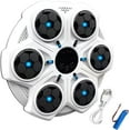 thumbnail image 2 of Upgraded Music Boxing Machine for Kids and Adults, Wall Punching Machine with Bluetooth, LED Music Punch Machine with Glove, Home Boxing Equipment for Girls Teenagers（White）, 2 of 7