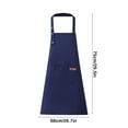 thumbnail image 3 of Luoshdecor Kitchen Bib Apron,Kitchen Apron Waterdrop Resistant Cotton with Pocket for Kitchen Cooking, 3 of 6