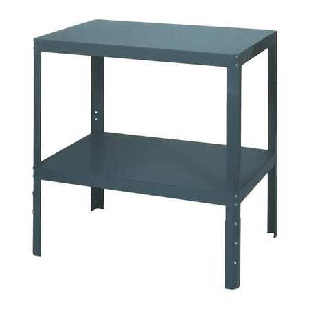 Adj Desk - EDSAL WT182430 Machine Stand, W 24, D 18, Adj Ht 30-36 In