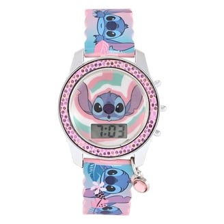 Disney Women's Mickey Mouse Silver Charm Bracelet Watch, Adult
