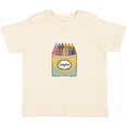 thumbnail image 3 of Inktastic Colorful Box of Crayons Boys Toddler T-Shirt, 3 of 5