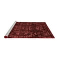 thumbnail image 2 of Ahgly Company Machine Washable Indoor Rectangle Abstract Red Modern Area Rugs, 8' x 12', 2 of 4