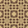 thumbnail image 1 of Ahgly Company Indoor Square Patterned Mustard Yellow Novelty Area Rugs, 5' Square, 1 of 6
