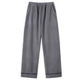 thumbnail image 4 of Puyaiuu Women's Pajama Pants With Pockets Flannel Pajama All kinds of Print Comfy Lounge Pant Fuzzy Sleep Bottoms with Pockets Gift, 4 of 6