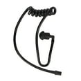 thumbnail image 2 of Tubo acústico de repuesto en espiral para auriculares de radio bidireccionales, con micrófono y tapones transparentes para Motorola, Kenwood e Icom., 2 of 14