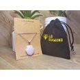 thumbnail image 6 of Natural Handmade Crystal Necklace Silver Tone Rose Quartz Sea Shell Pendant Necklace, 6 of 9