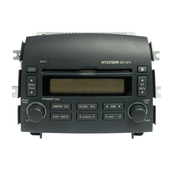 Restored 2006-2007 Hyundai Sonata AM FM Radio Single Disc CD Player MP3 96190-0A100FZ (Refurbished)