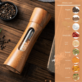 thumbnail image 7 of Pepper Mill Wood Salt and Pepper Mill Manual Salt Mill Spice Mill with Adjustable Ceramic Grinder for Pepper Salt Spices, 7 of 7