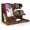 brown, variant on Birthday Gifts for Men Wooden Phone Docking Station Organizer Dad Birthday Nightstand Organizer Desk Wood Gifts Valentines Day Gifts
