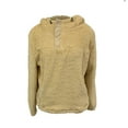 thumbnail image 3 of PVCS Femmes Chaud Veste de Faux Manteau d'Hiver Fermeture Éclair Solide Sweat à Manches Longues, 3 of 4