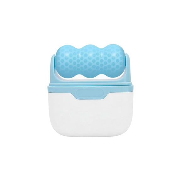 Dual Head Ice Roller for Face & Body – Cooling Massage Tool for Puffiness Relief, Travel Skincare Device with Detachable Heads