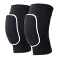 thumbnail image 6 of PBPBOX 1Pair Volleyball Knee Pads Black Thick Foam Shock Absorption Breathable Sports Protection, 6 of 7