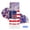 B, variant on Patriotic Body Glitter Stick, Face Hair Glitter, 4th of July Outfits and 250th Anniversary Accessories, Waterproof Face Glitter, Fourth of July Red White and Blue Hair Glitter for Women and Kids