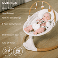 thumbnail image 5 of Jool Baby Nova Nature Swing for Newborns with Wood Accents - Bluetooth & Remote Control (Updated Model, Oatmeal), 5 of 9