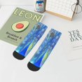 thumbnail image 7 of Fuzoiu Peacock Print Adult Socks, Crew Moisture-wicking Socks, Unisex Cushion Crew Socks,Casual Sports Ankle Socks, 7 of 7