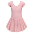 thumbnail image 1 of B91xZ Robes pour Filles pour l'Été Manches Courtes Ligne A Robe de Fête Scolaire, Rouge 8-9 Ans, 1 of 3