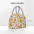 thumbnail image 2 of Fotbe Whimsical Fox Floral Garden Bolsa de Almuerzo con Estampado, Lonchera Aislada, Contenedor de Comida Reutilizable Tipo Cooler a Prueba de Fugas, 2 of 6