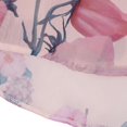 thumbnail image 3 of Camisa de gasa de las mujeres jinwen Top floral mariposa impresa botones de manga larga 3XL, 3 of 8