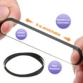 thumbnail image 3 of Uxcell 2 Pcs Turntable Belt, Folded Length 320mm Rubber Belts Replacement Machine Recorder Rubber Belt Record Player Fit for All Kinds of Belt-Driven Turntables, Width 5mm, 3 of 6
