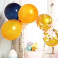 thumbnail image 7 of BalsaCircle Black Gold Clear Mini Balloons Garland Cake Topper Decorationset Wedding Baby Shower Accessories, 7 of 7