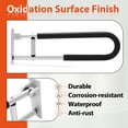 thumbnail image 3 of 23.6 inch Toilet Handrails Bathroom Safety Bar Hand Support Rail Mounted Bath Grips Bathtubs for Elderly Seniors Disabled, 3 of 10