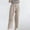 Beige, variant on Itsame Womens Loose Long Pants Pocket Relaxed High Waisted Wide Leg Sweatpants White Size 5XL