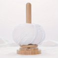 thumbnail image 3 of Soporte de Hilo de Bambú y Madera, Bobina de Hilo, Soporte de Almacenamiento para Bobinas de Hilo , Bobinadora de Madera Giratoria de Sobremesa., 3 of 5