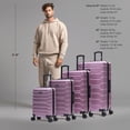thumbnail image 3 of InUSA TREND 4-Piece Luggage Sets with Spinner Wheels, Handle, Trolley, (20"/24"/28"/32"), Rose Gold, 3 of 6