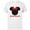 White, variant on Disney Minnie Mouse Grandma Red Bow Family Mother’s Day - Short Sleeve Cotton T-Shirt for Adults - Customized-Black