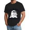 thumbnail image 3 of Mens Halloween Costume Shirts, This Is Some Boo Sheet Cute Ghost Graphic Short Sleeve Shirts Daily Wear Tees, 3 of 4