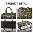thumbnail image 4 of Large Capacity Tote Bag,Pioneer Flower Floral Print Pattern Handbag Fashion Luxury Tote Bag,15.7"x13"x 5.1" Inches,Laptop Compatible, 4 of 6