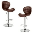thumbnail image 1 of Jessar - Collection Supérieure Tabourets Pivotants à Hauteur Réglable, Ensemble de 2, Marron, 1 of 3
