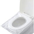 thumbnail image 1 of Tapa de inodoro desechable Tapa de inodoro desechable para asiento de inodoro Tapa de inodoro portátil de viaje desechable antibacteriana impermeable para mujer embarazada, empaquetada individualmente ER, 1 of 5