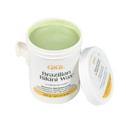 GiGi Brazilian Bikini Wax, Microwave Hair Removal Hard Wax for Bikini Line and Underarms, 8 oz