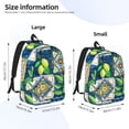 thumbnail image 3 of Yiaed Lemon and Leaves Print Backpack, Premium Laptop Backpack, Travel Backpack for Women, Lightweight Backpacks, Comfortable Back Pack-Small, 3 of 5