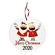 thumbnail image 2 of onlyliua Liquidación 1 Pieza de Adorno En 2020, Adorno de Colgantes En Recuerdo de Papá Noel, 2 of 3