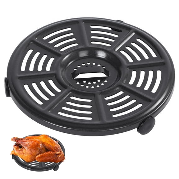 GCQ Crisper Plate for Ninja AF100 AF101 AF150 AF161 4 QT Air Fryer and Ninja Foodi Pressure Cooker, 8.2 Inch Round Non-Stick Tray Air Fryer Replacement Accessories, Dishwasher Safe