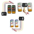 thumbnail image 2 of relayinert ABS Universal Electric Winch Switch Controller Wireless Remote Control For Off-Road ATV Trailer Boat 12V 24VWinch Remote Wireless Remote Control Black, 2 of 6