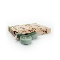 Cedar Ridge Tealight Candles Multi Pack - 12 Brown Premium Scented Tea Lights - Natural Oils - Shortie's Candle Company