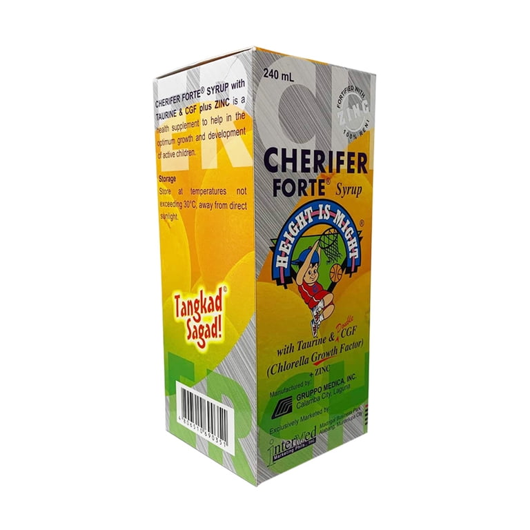 Cherifer Forte Syrup Fortified With Zinc Vitamin Supplement