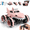 Pink, variant on Aezusy RC Car Toy for Kids 2.4GHz Amphibious RC Monster Truck Rechargeable Waterproof Remote Control Shark Toy Gift with LED Lights for Boys Girls, Blue