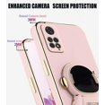 thumbnail image 4 of Compatible with Redmi Note 11 Pro Case Silicone TPU Plating, Xiaomi Redmi Note 11 Pro Case Cute Astronaut Pattern Phone Case with Stand (Redmi Note 11 Pro, Pink), 4 of 14