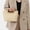 H, variant on Home Storage in Clearance, Large Capacity Straw Woven Tote Bag Squares Handle Handbag For Beach Travel Daily Use