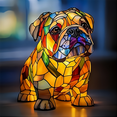 thumbnail image 4 of Dog Table Lamps Table Lamps for Bedside Bedroom Tiffany Style Animal Lovers Home Decoration, 4 of 6